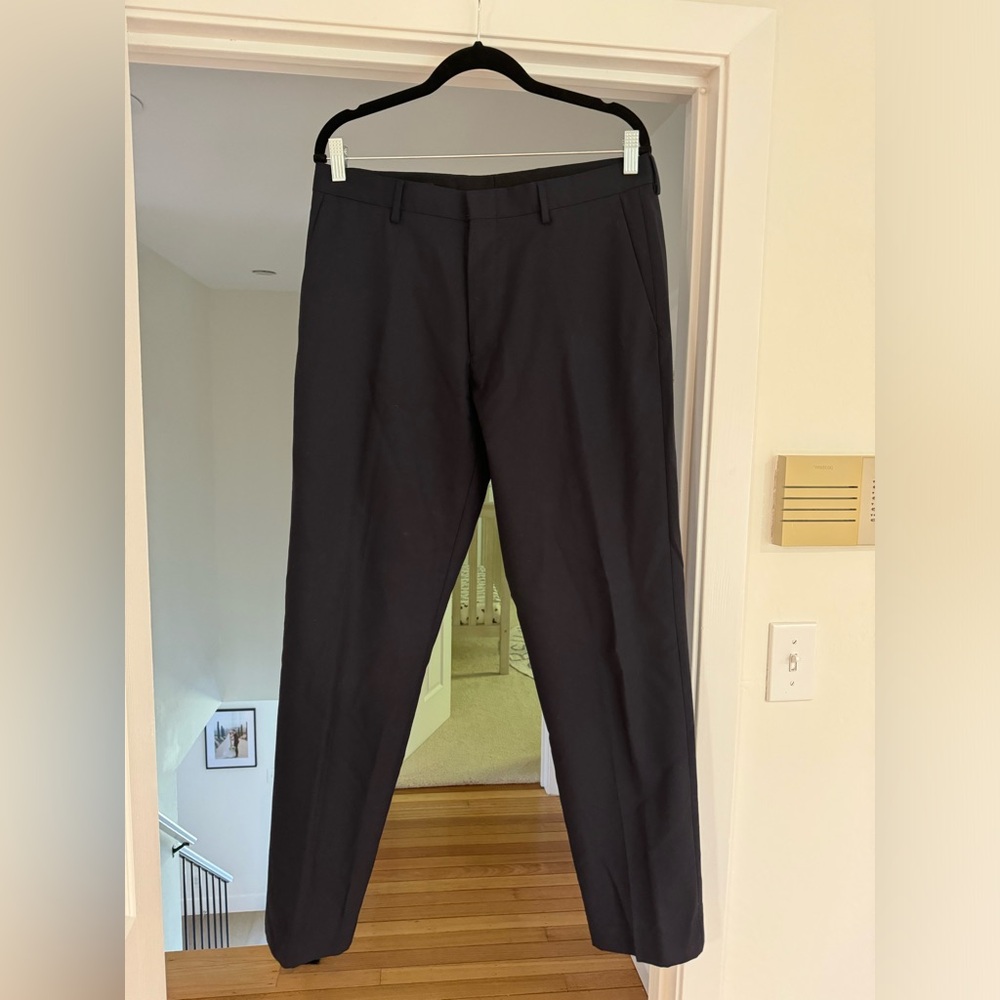 J. Crew Crosby suit pants, size W 32 L 32, navy blue wool